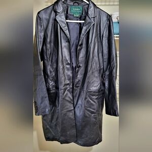 Ralph Lauren Leather Trench Coat